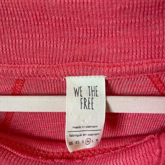 Free People | Don’t Forget Me Sweater | Size Medium | Coral - Picture 6 of 6